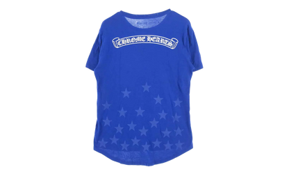 Vertical Logo Graphic Print T-Shirt "Blue" CHRM0823