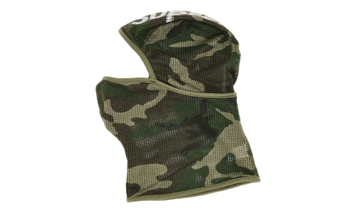 Mesh Lightweight Balaclava "Woodland Camo" SU26956