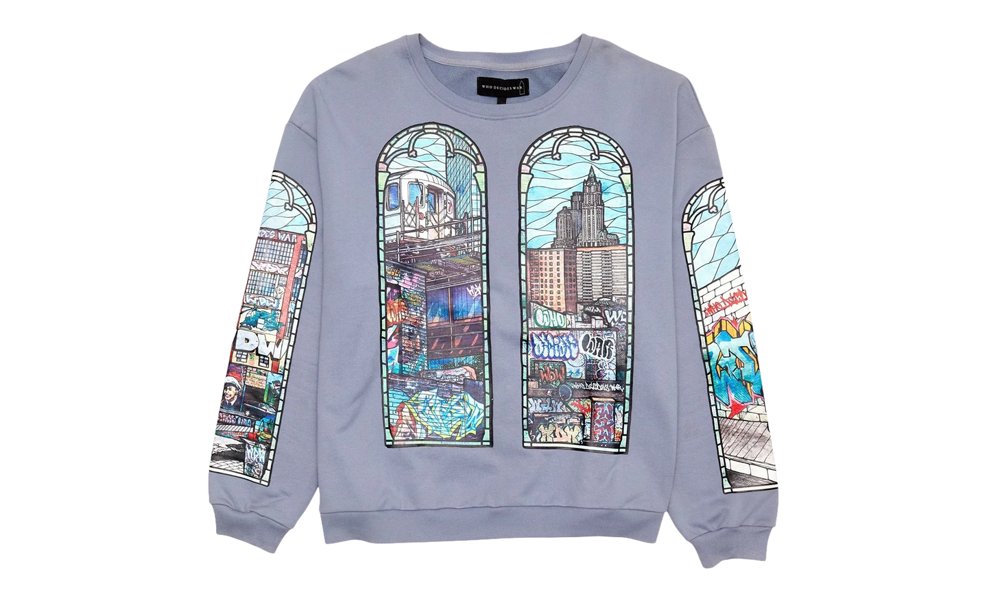 Politics As Usual Crewneck "Periwinkle" WDWBMBPAUCSP