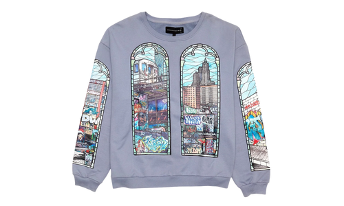 Politics As Usual Crewneck "Periwinkle" WDWBMBPAUCSP