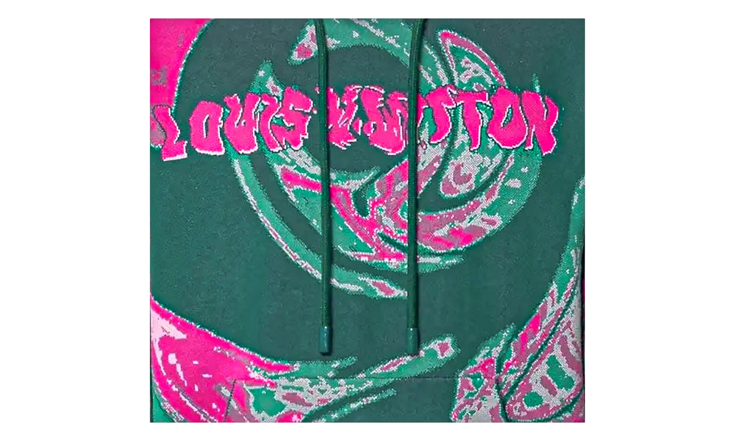 Splash Logo Hooded Sweatshirt "Green/Pink" 1ABJ33