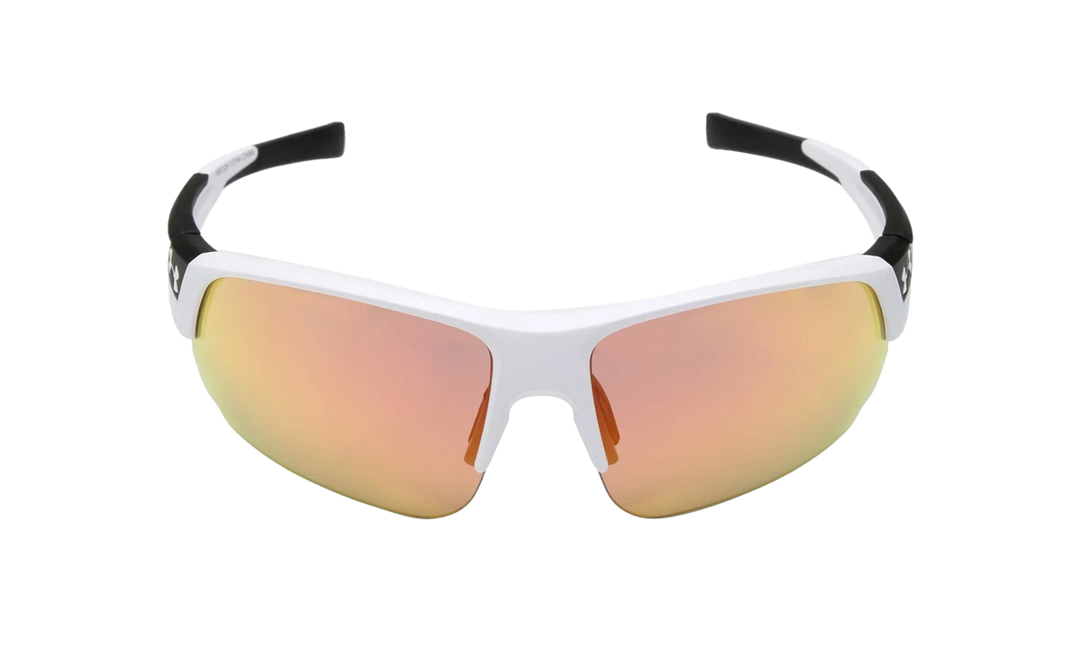 Changeup Dual Sunglasses "Orange Baseball Tuned - Satin White" 8650129 110144