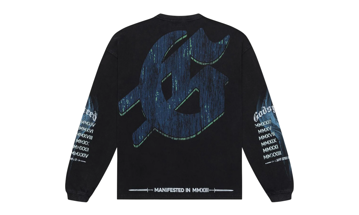 F.T.D LS T-Shirt "Black Wash" E52OKKKV