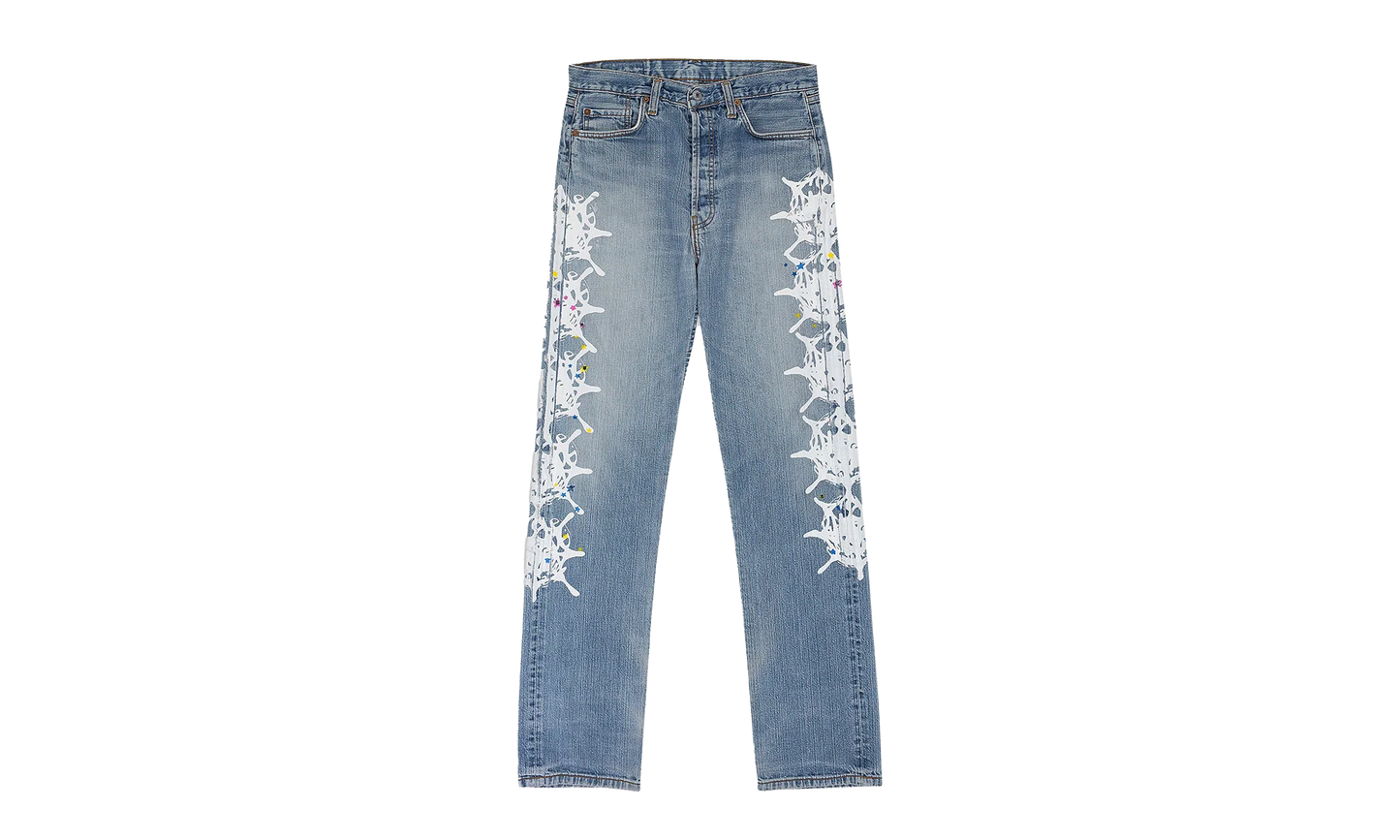 VINTAGE WEB STRAIGHT-FIT JEANS "Denim Blue" SP5der107