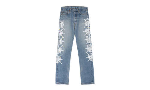 VINTAGE WEB STRAIGHT-FIT JEANS "Denim Blue" SP5der107