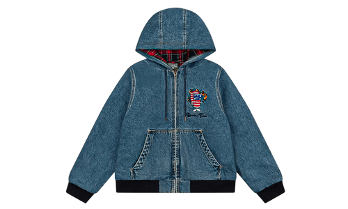 Embroidered Firecracker Logo Workwear Jacket "Navy" DT359