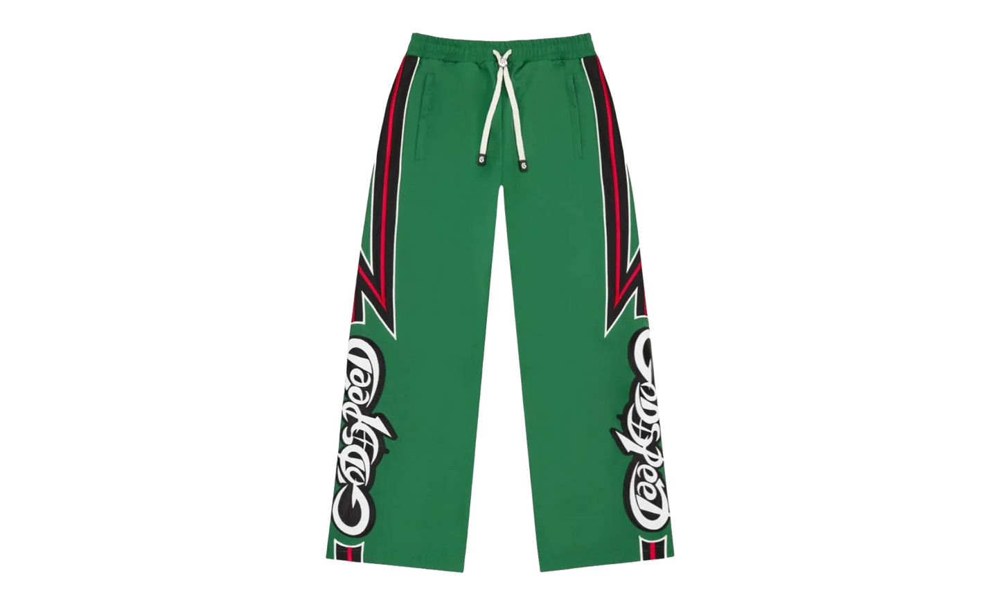New Age Track Pants "Green / Red" GS067