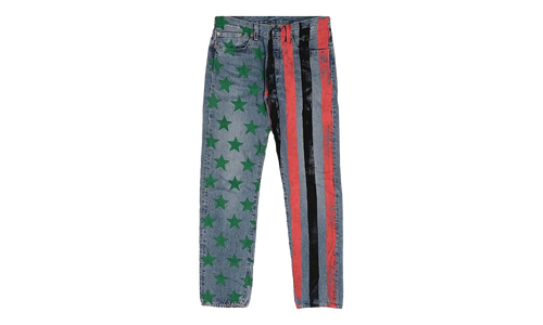 Cactus Plant Flea Market 4th of July Denim Jeans "Blue" DT378