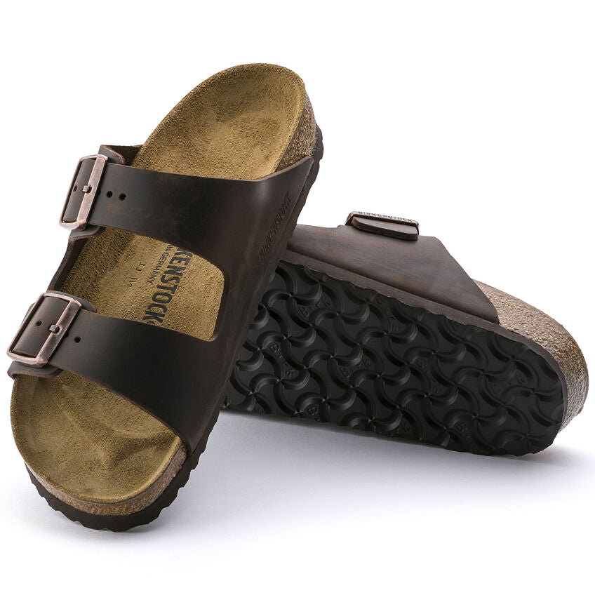 Arizona Oiled Leather Sandal in Habana