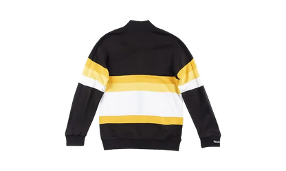 NFL Front Stripe Full Zip Sweater "Pittsburgh Steelers - Black" SWTRAJ18024 PSTBLCK