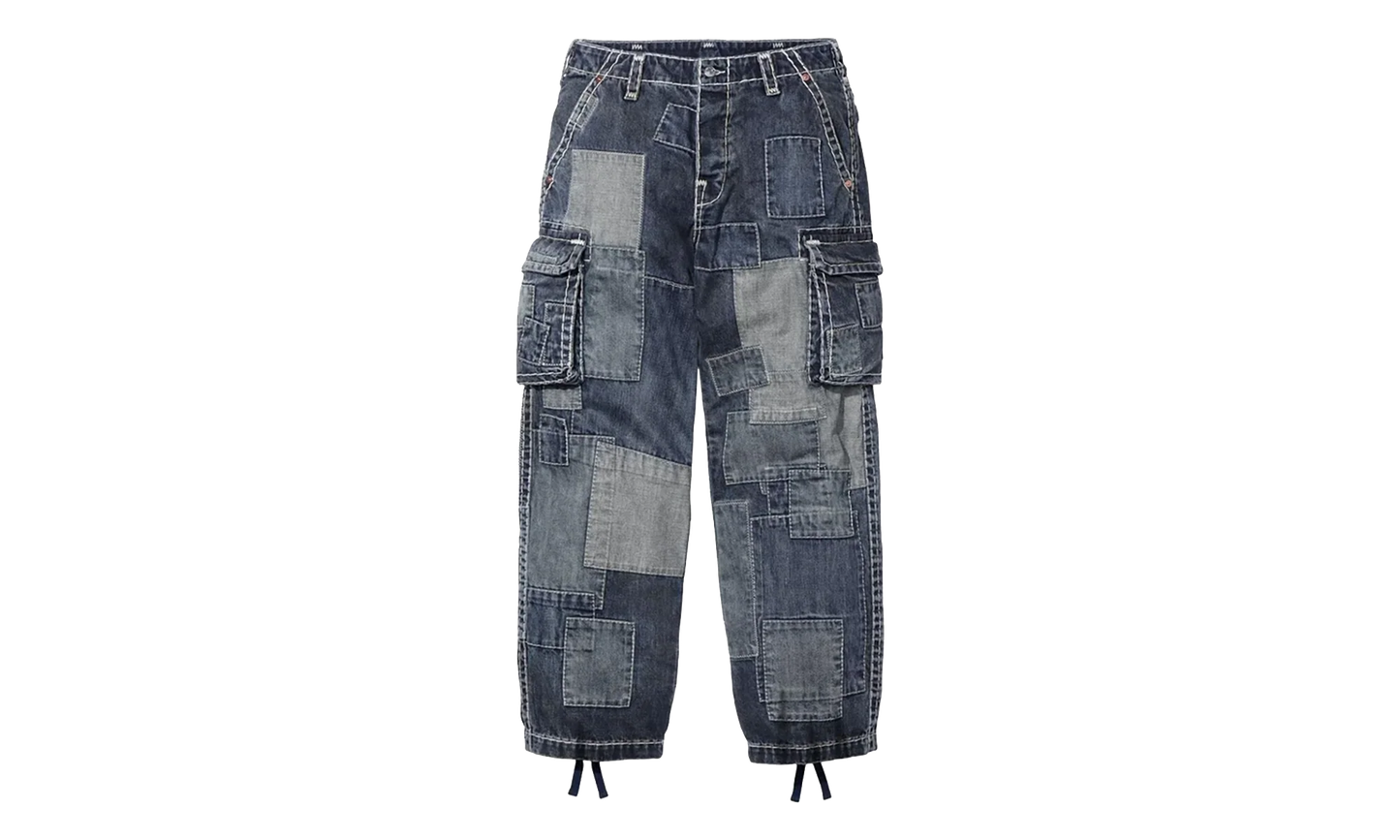 True Religion Patchwork Cargo Pant "FW25 - Dirty Indigo" SU27243