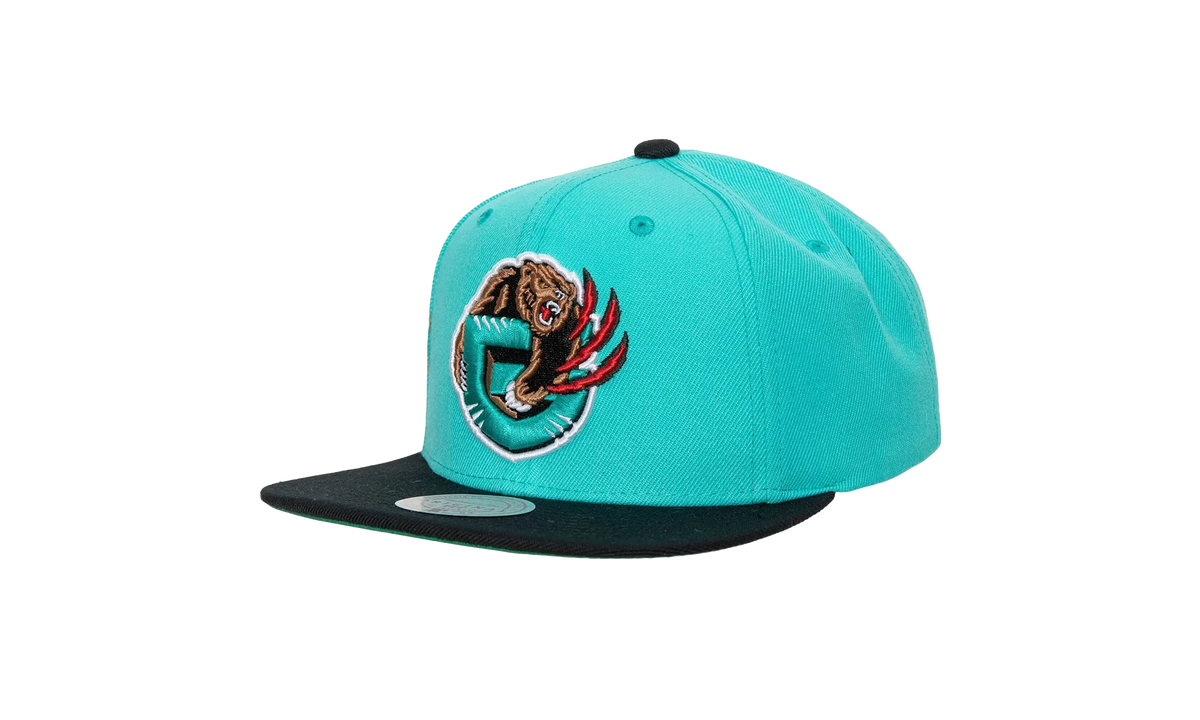 NBA Hardwood Classics Team 2 Tone 2.0 Snapback Cap "Memphis Grizzlies - Teal / Black" HHSS3267 VGRYYPPPTLBK