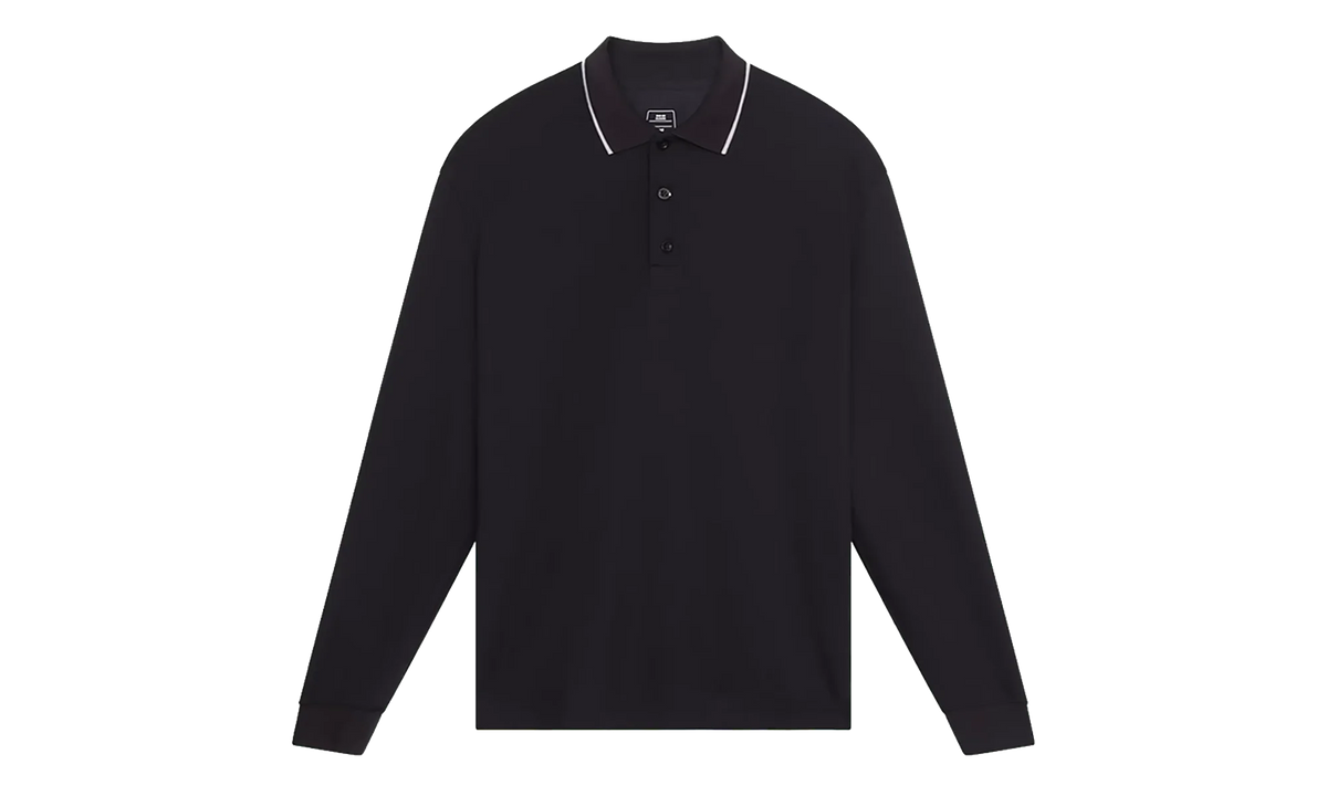 Courtside Long-T Polo "Black" 1MF30500553