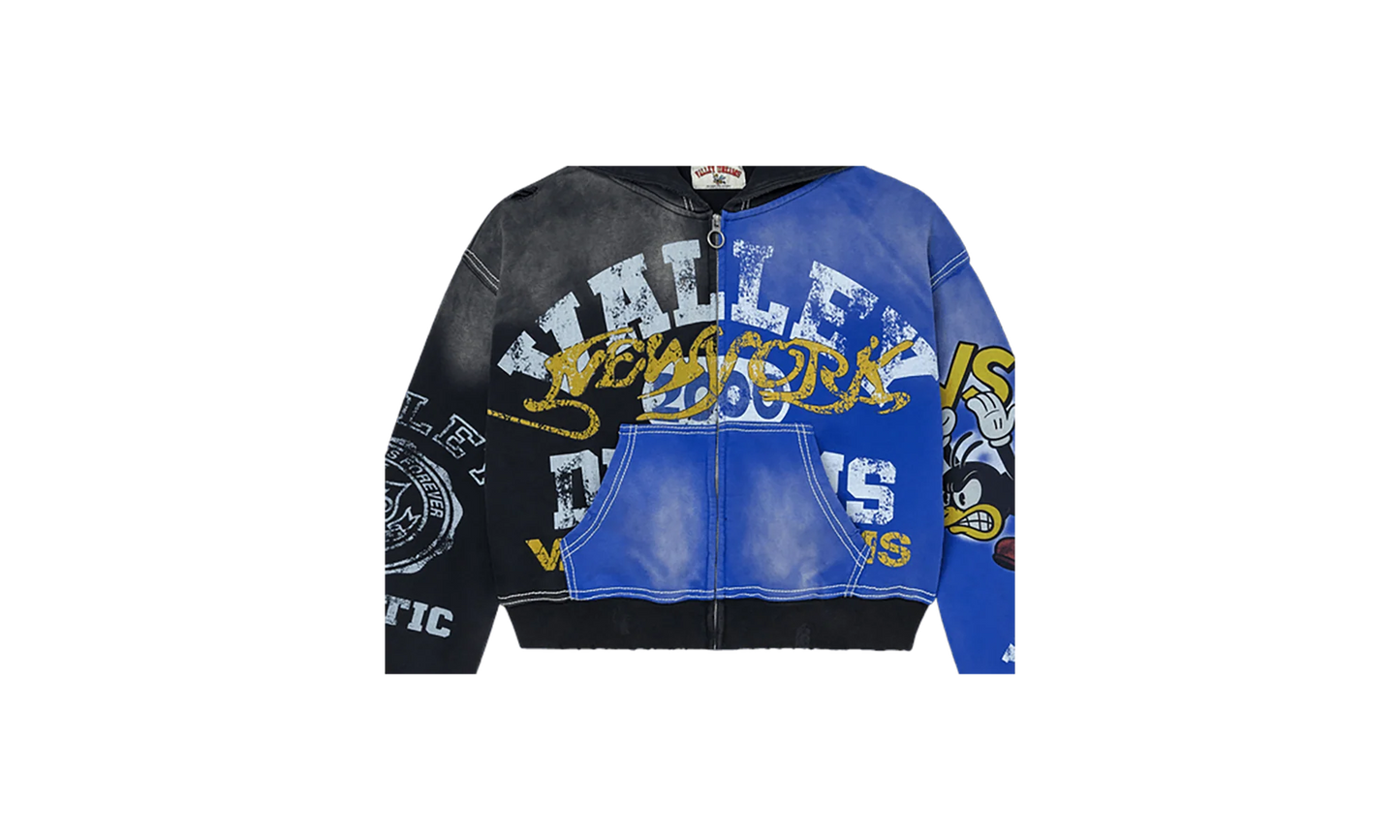 Vale Forever Bipolar Big Zip Up "Black - Blue" VAL18