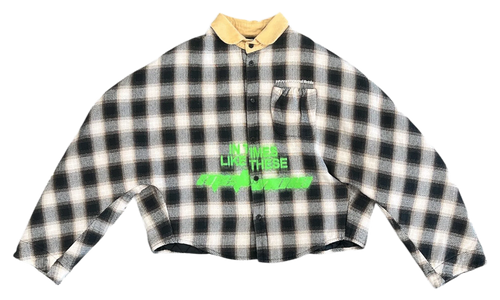 In Times Like These Abraxas Shirt "Black Plaid" ITLA SI00 BLAC