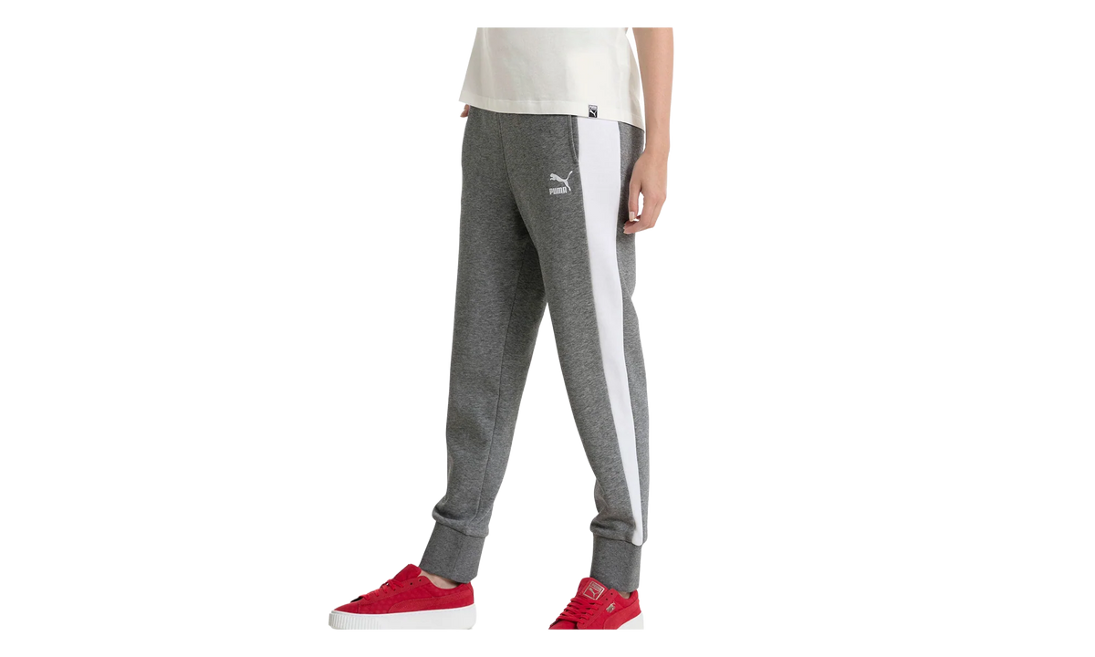 Archive Logo T7 Sweat Pant WMNS "Medium Grey Heather/White" 572486 03