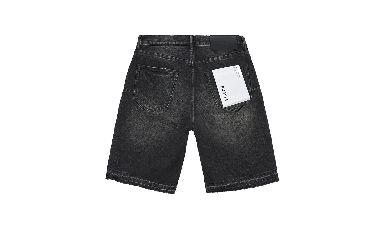 Smoke Worn Vintage Short "Black" P059 SWVB325
