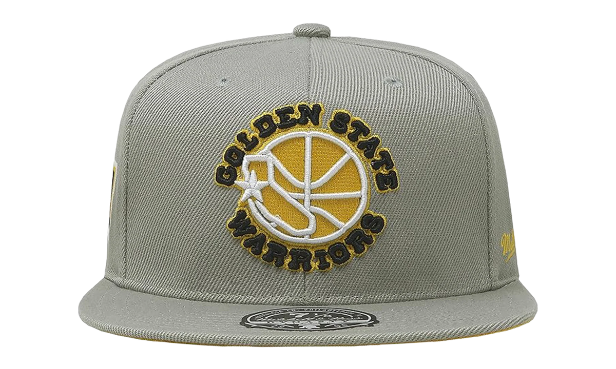NBA Hardwood Classics Fitted Cap "Golden State Warriors - Sunny Gray" 6HSFDX21134 GSWGREY