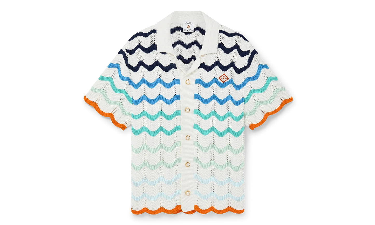 Gradient Wave T-Shirt "Orange / Multicolor" MS25 KW 984 01 MULT
