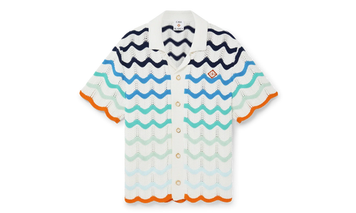 Gradient Wave T-Shirt "Orange / Multicolor" MS25 KW 984 01 MULT