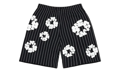 Pinstripe Wreath Sweatshorts "Black" DT538