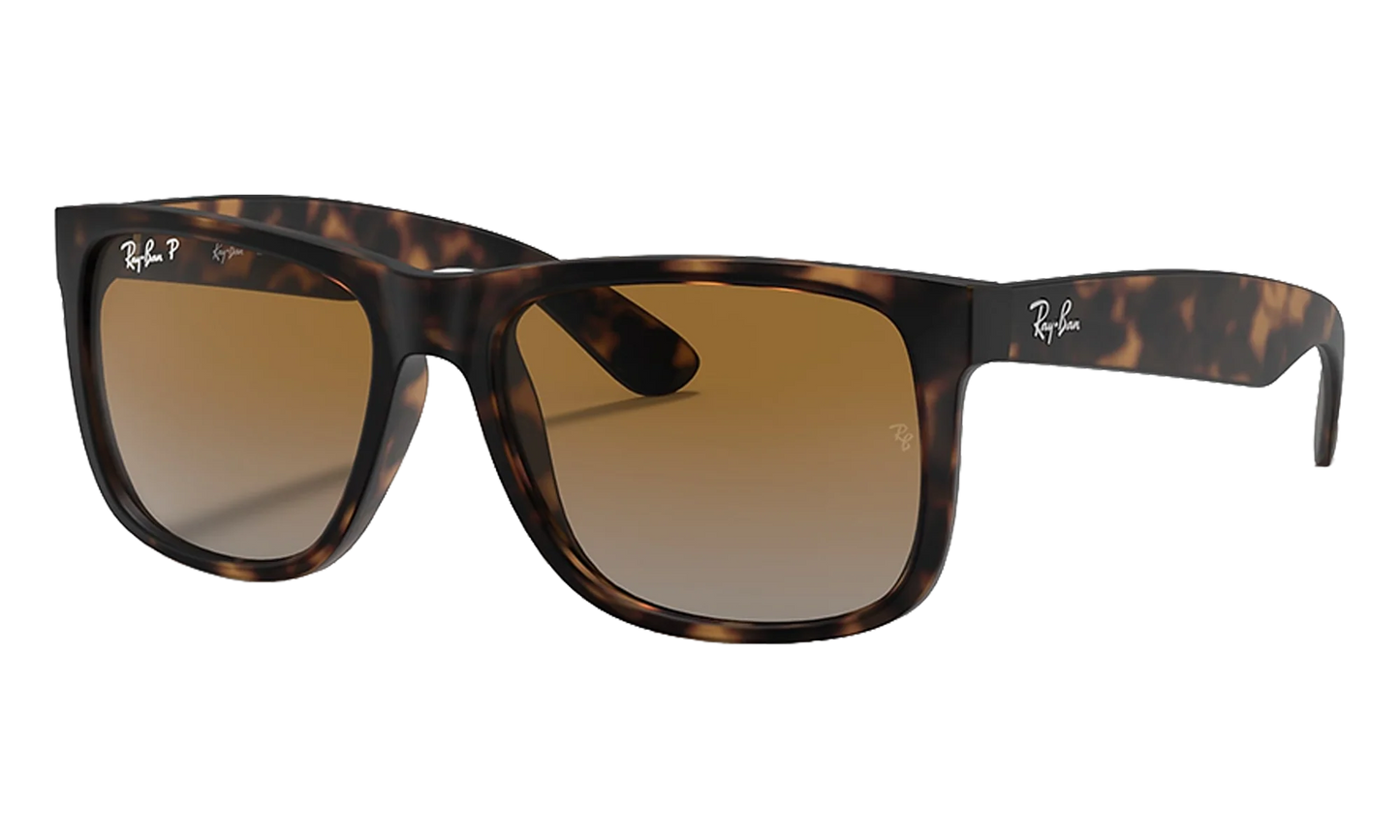 Justin Classic Sunglasses "Matte Havana - Brown Grey" 0RB4165 865/T555