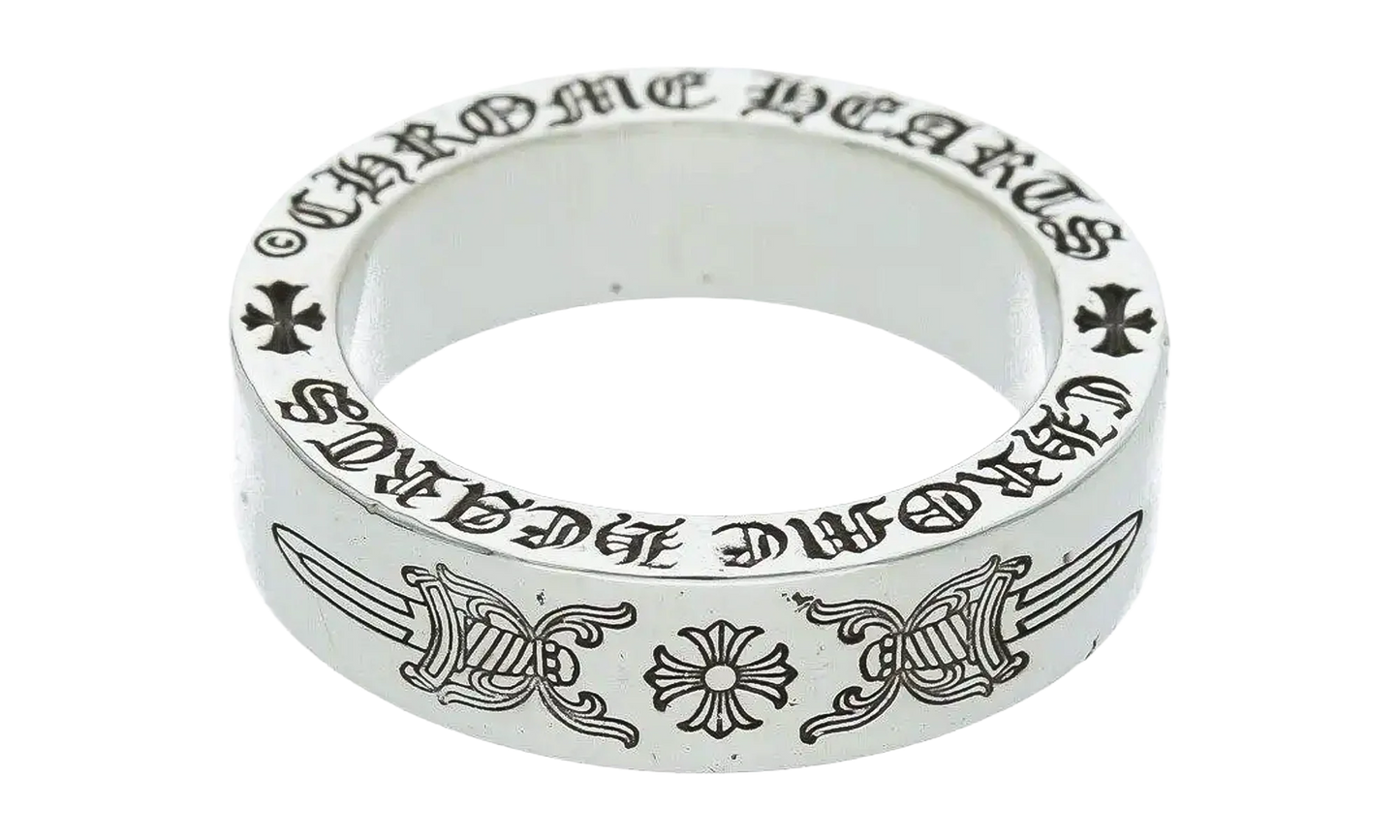 Spacer Dagger Ring "Silver" CHRM1151