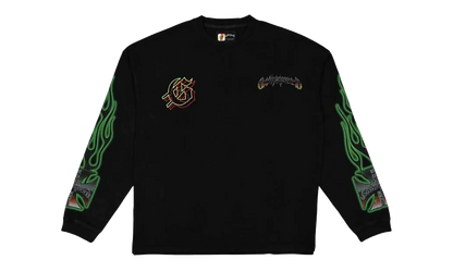 Biker Nation Long-Sleeve T-Shirt "Black Wash" GS148