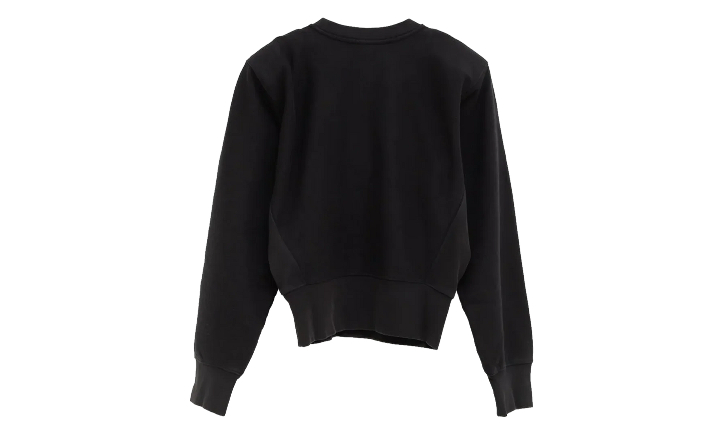 Logo Sweatshirt with Shoulder Pads "Black" VAQ10T015