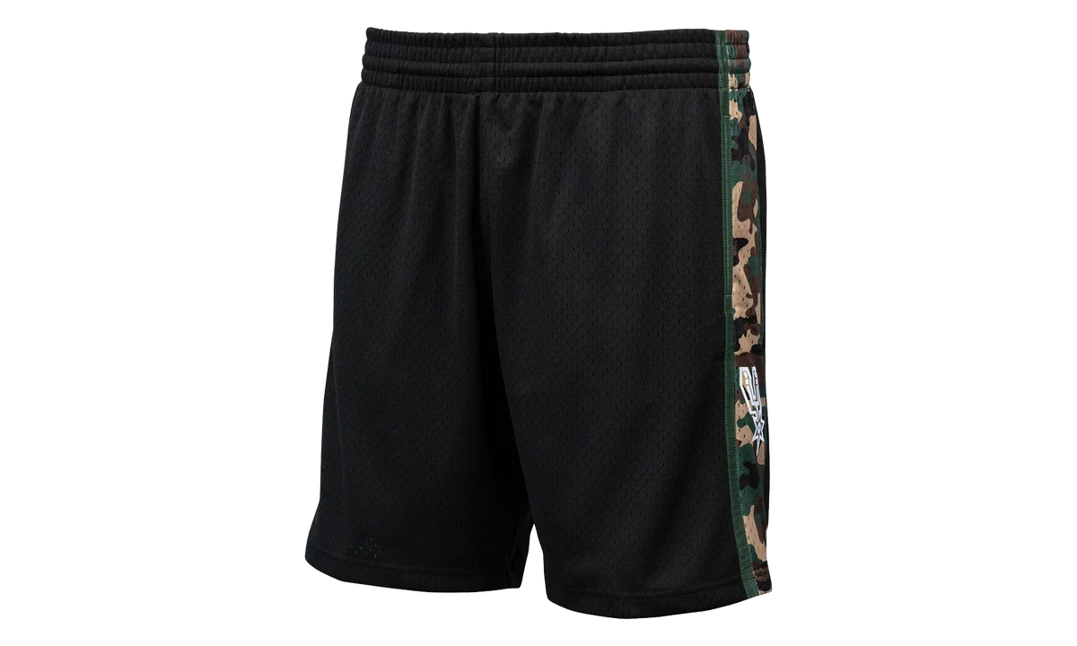 NBA Straight Fire Camo Swingman Shorts "1994 San Antonio Spurs - Black" BA30ZC SAS K NNM