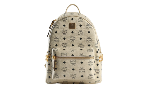 Small Stark Backpack in Visetos "Beige" MMKEAVE15 BEIGE