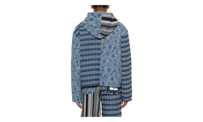 Indigo Tapestry Full Zip Hoodie "Indigo" HTG260166 IND