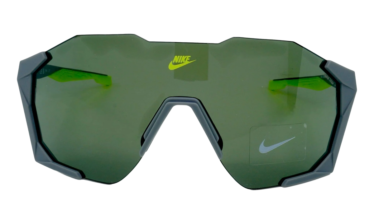 Charged Shield Sunglasses "Matte Smoke Grey / Green" IB3518X 084