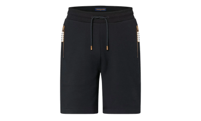 Icons Embroidered Sweatshorts "Black" 1AGJQY