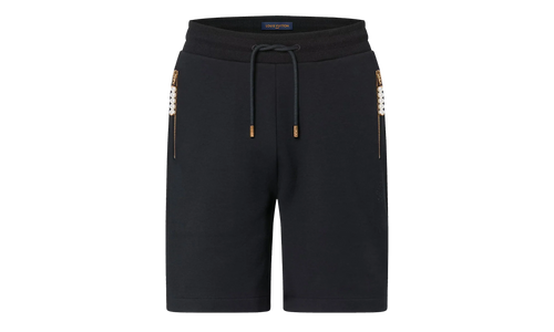 Icons Embroidered Sweatshorts "Black" 1AGJQY