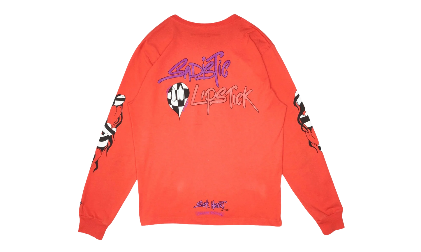 Matty Boy Sadistic Lipstick Long sleeve Tee "Orange" CHRM0800