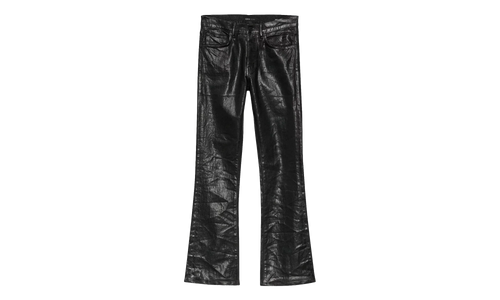 Coated Flare Jeans "Black" P004 CFDB324