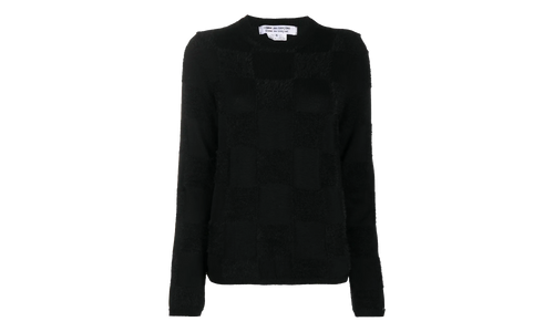 Solid Color Fringe Sweater WMNS "Black" GP N015 051 BLAC