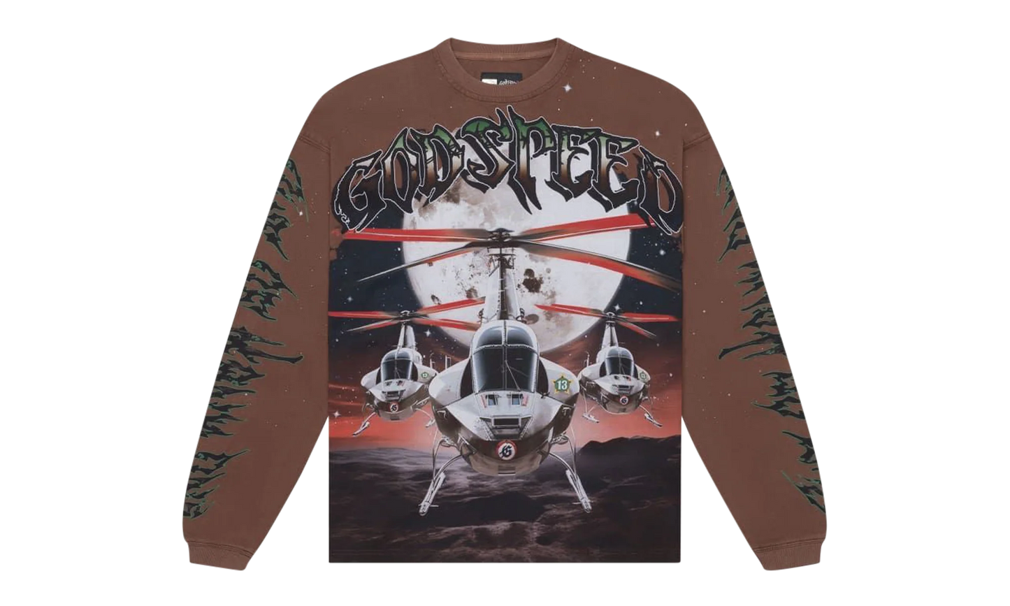 Men's Air Strike LS T-shirt "Mocha" HFM408HS