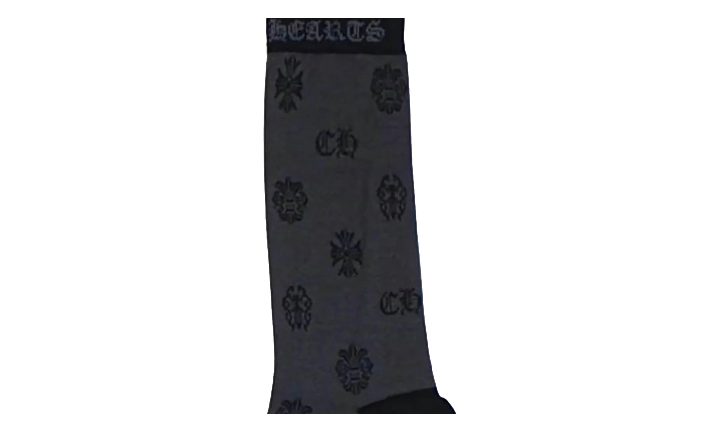 Monogram Socks (3 Pack) "Black / Grey" CHRM0906