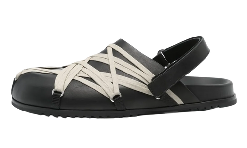 Hollywood Megalaced Mule Sandal "Granola Black" RU01E5813 LOOW1 09