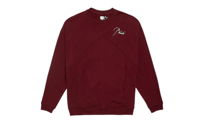 Embroidered Crewneck "Burgundy" PF22SW01012800
