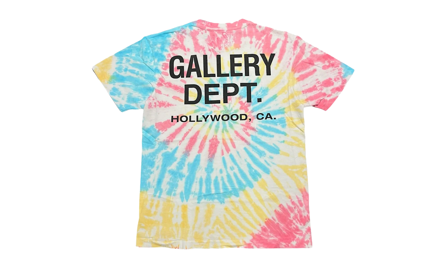 Repurposed French Logo Short Sleeve Tee Shirt "Tie Dye" FTT 10013R TIDY