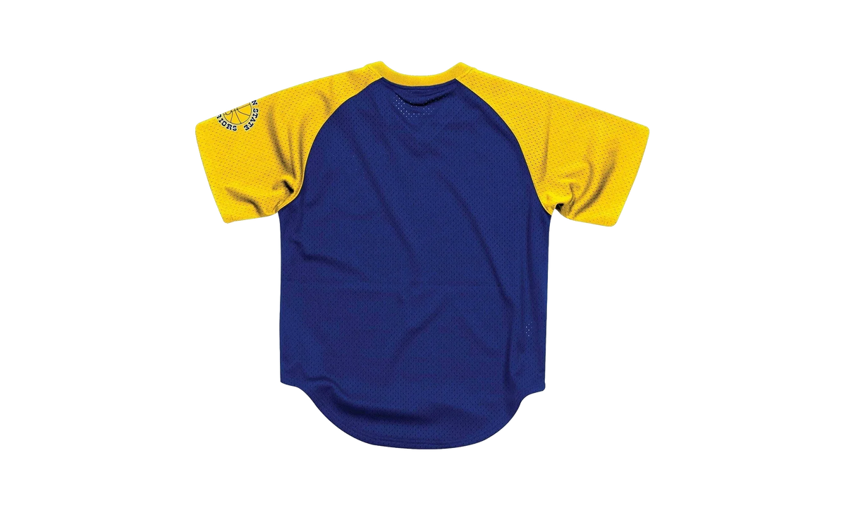NBA Final Seconds Mesh V-Neck Shirt "Golden State Warriors - Blue" BA87OQ GSW B JXY