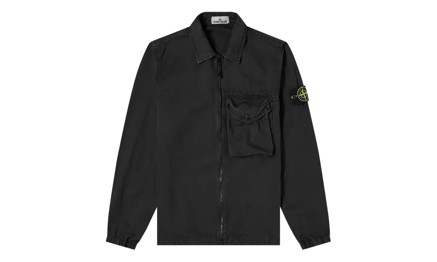 Zip Pocket Overshirt "Black" 7415117WN V0129