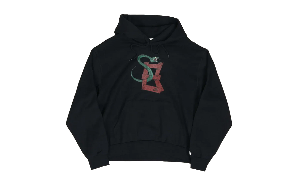 SB Skate Fleece Pullover Hoodie "Black / White" FV7400 010