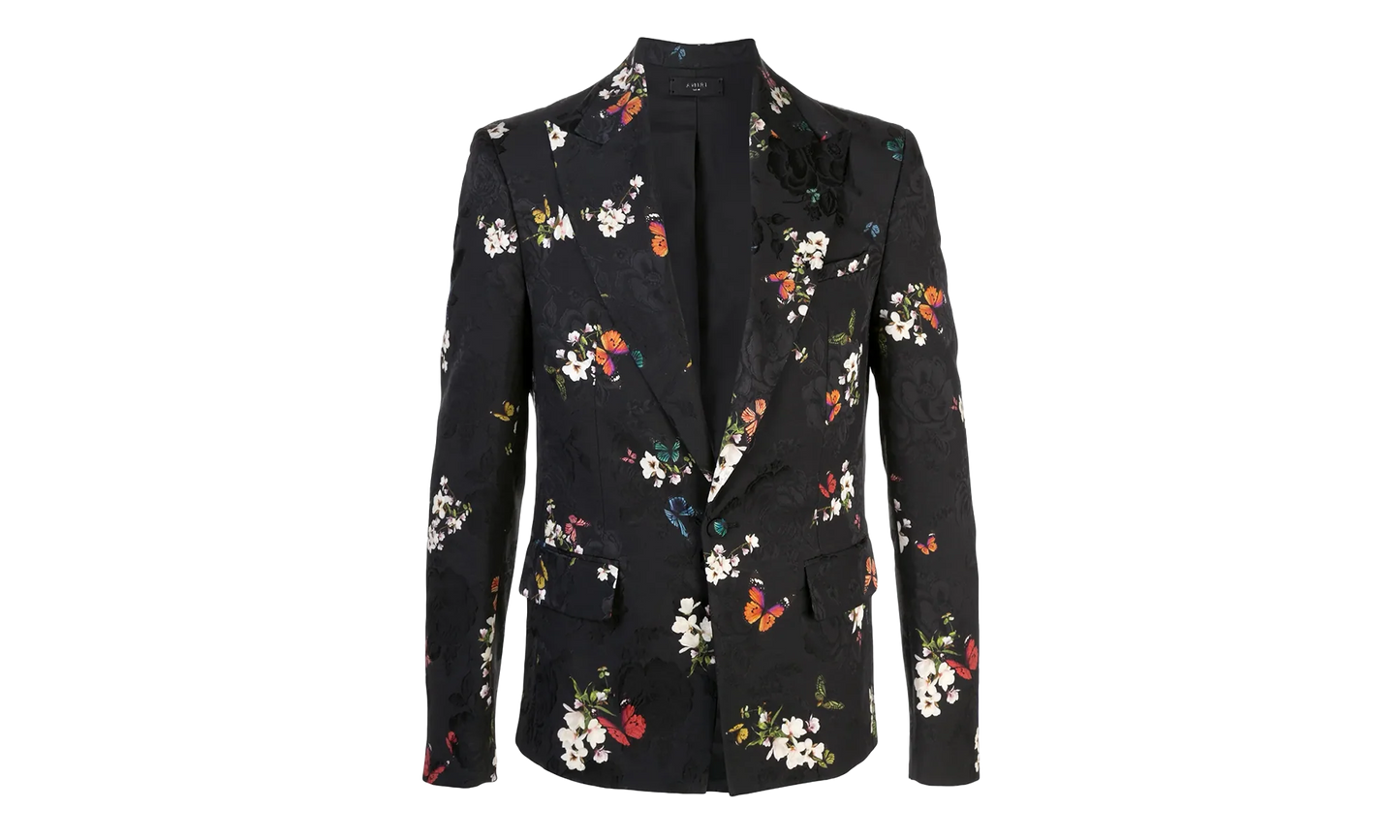 Butterfly Jacquard Blazer "Black" Y0M12176JA BLK