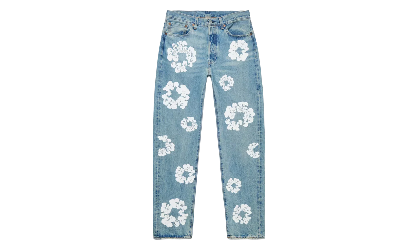 Denim Tears x Levi's Cotton Wreath Jeans "Light Wash" DT484