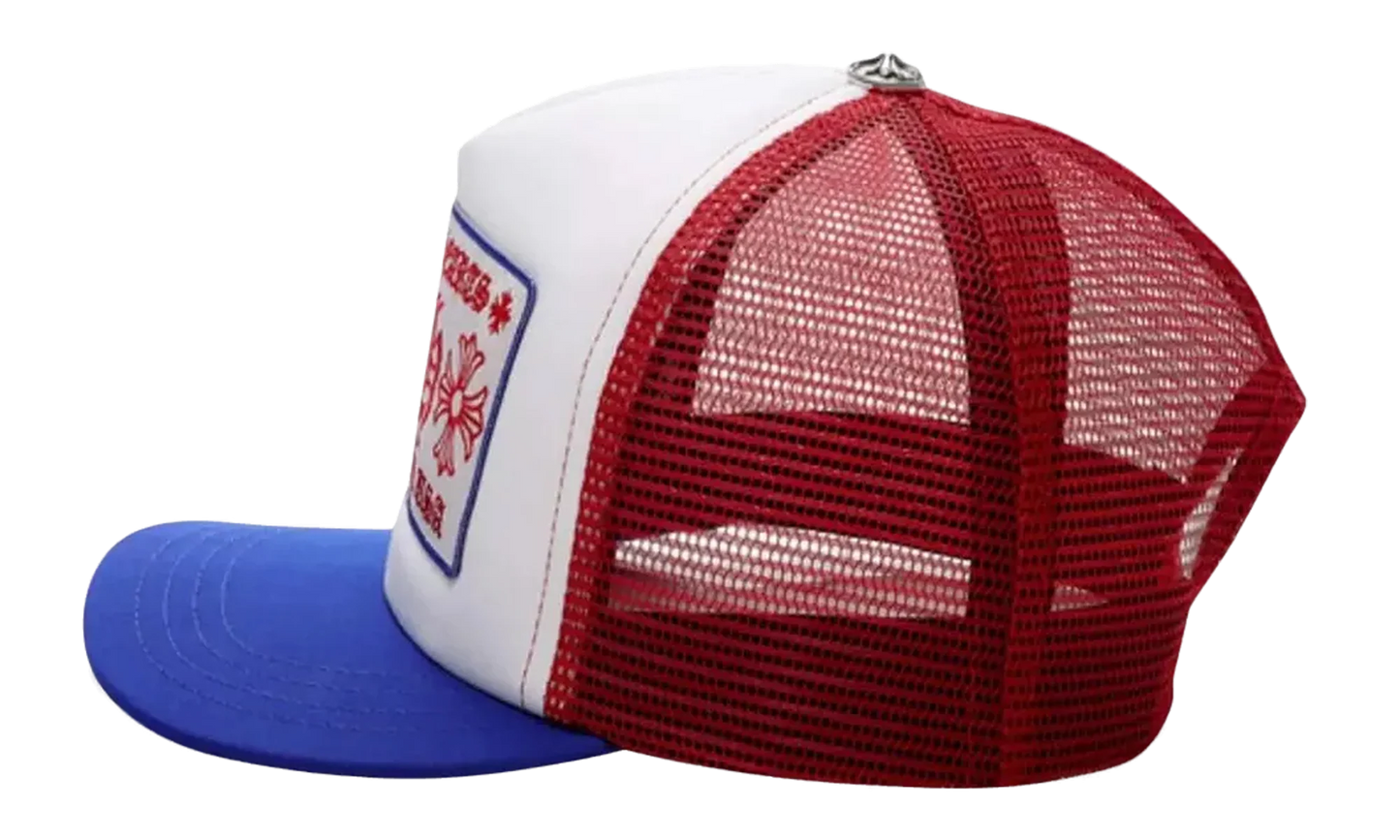 Hollywood Trucker Hat "Blue/Red/White" CHRM0705