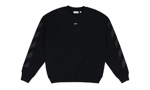 Cornely Diagonal Crewneck "Black" OFW-MHDS-0201